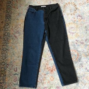 Pacsun Two-Tone Mom Jeans
